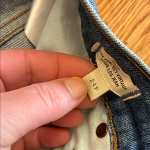 Madewell Classic Blue Wide Leg Jeans